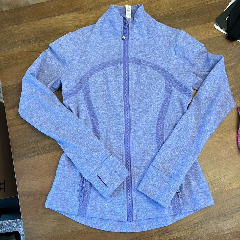 Purple Lululemon zip up